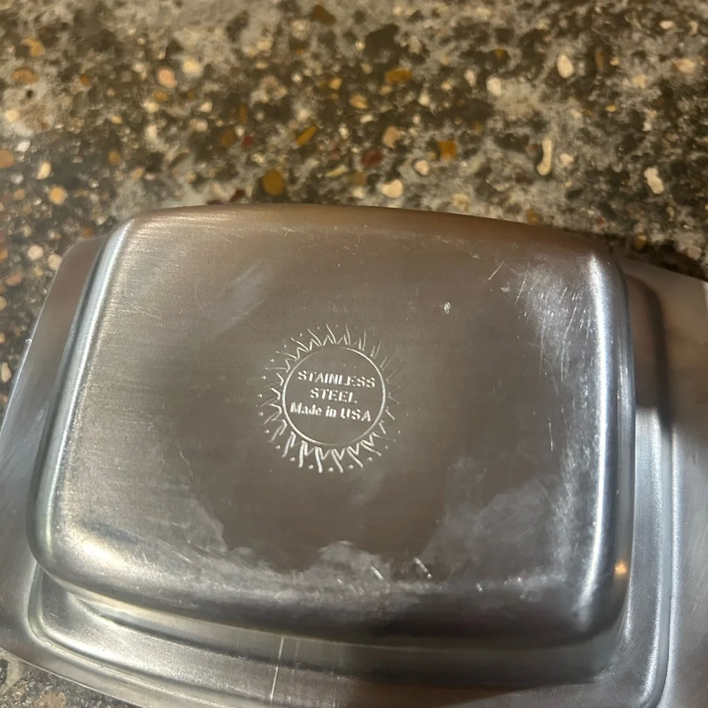 Stainless Steel Butter Dish